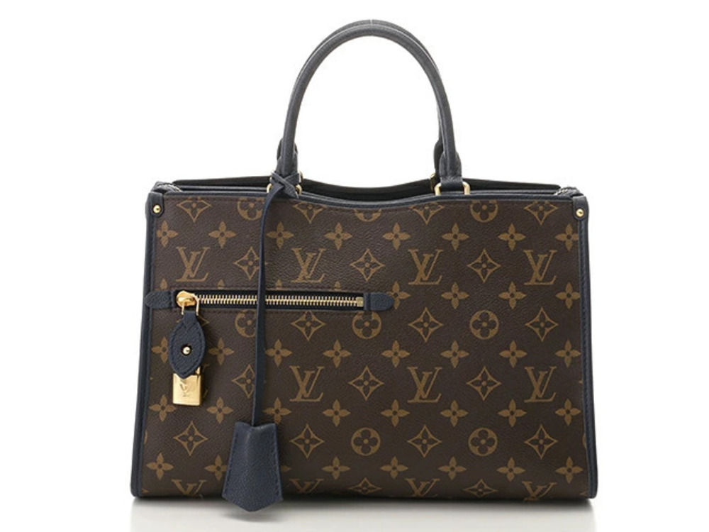 LOUIS VUITTON Bag Handbag Popincourt Monogram Marine Blue